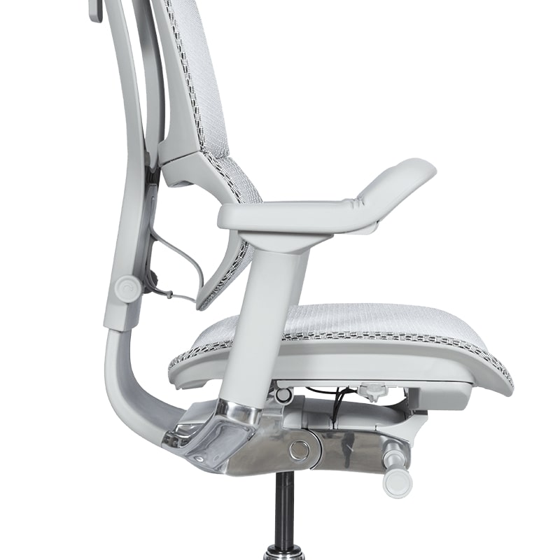 Ергономичен офис стол IOO Elite 2 сива рамка-сив